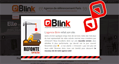 Desktop Screenshot of agence-de-referencement-blink.com