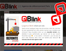 Tablet Screenshot of agence-de-referencement-blink.com